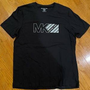 NWT MICHAEL KORS AUTHENTIC MEN'S BLACK LOUNGEWEAR SHORT SLEEVE T-SHIRT Sz L
